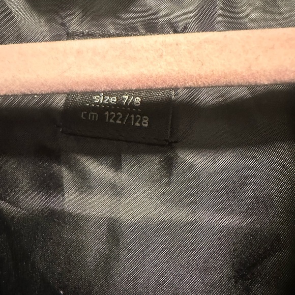 Desigual Kids Black Puffer Jacket with Colorful Heart Embroidery - Picture 9 of 10